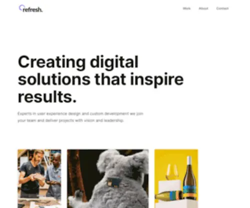 Refreshdigital.com.au(Web Designer) Screenshot