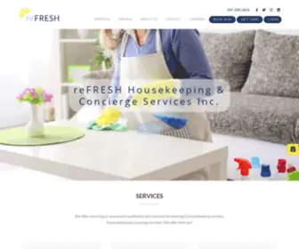 Refreshhousekeeping.ca(ReFRESH) Screenshot