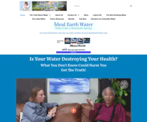 Refreshingcleanwater.com(Distilled Water or Reverse Osmosis vs Whole House Water Filter) Screenshot