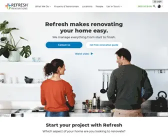 Refreshrenovations.com.au(Home Renovation Builders) Screenshot