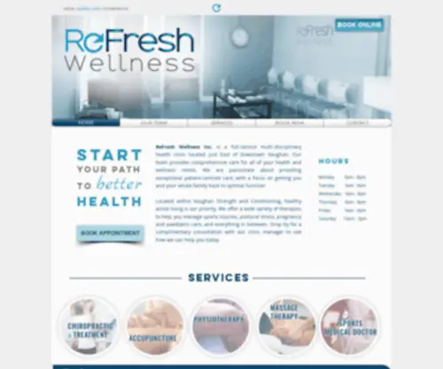 Refreshwellnessclinics.com(ReFresh Wellness) Screenshot
