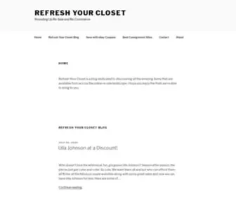 Refreshyourcloset.com(Refresh Your Closet) Screenshot