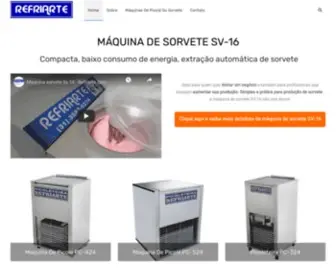 Refriarte.com(Máquinas de sorvete) Screenshot