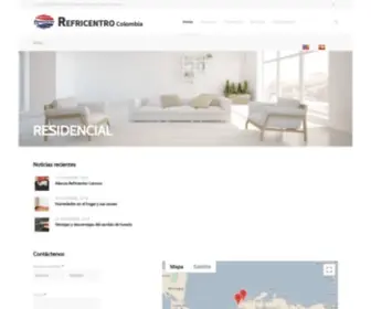 Refricentrocolombia.com(Welcome) Screenshot