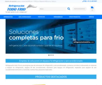 Refrigeraciontodofrio.com(Refrigeracion Todo Frio Empresa de refrigeración y aire acondicionado) Screenshot