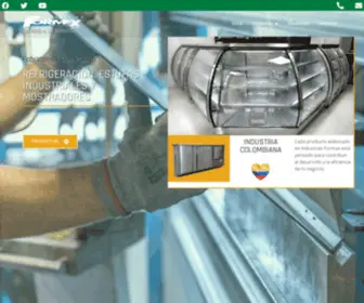 Refrigeracionyestufas.com(Vitrinas Refrigeradores y Estufas Industriales) Screenshot