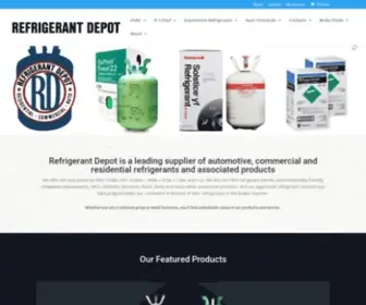 Refrigerantdepot.com(Wholesale HFO) Screenshot