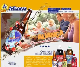 Refrigerantesalianca.com.br(Guaraná) Screenshot