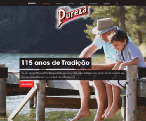 Refrigerantespureza.com.br(Refrigerantes Pureza) Screenshot