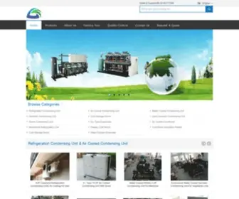 Refrigeration-Condensingunit.com(Quality Refrigeration Condensing Unit &amp; Air Cooled Condensing Unit Manufacturer) Screenshot