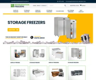 Refrigeration-Freezers.com(Commercial Refrigeration Suppliers & Specialists) Screenshot