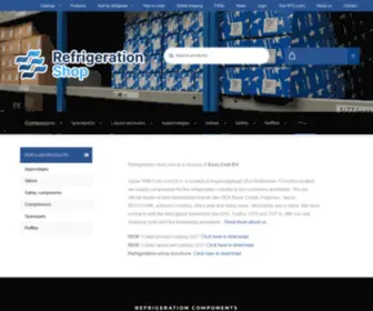 Refrigeration-Shop.com(Components for industrial refrigeration) Screenshot