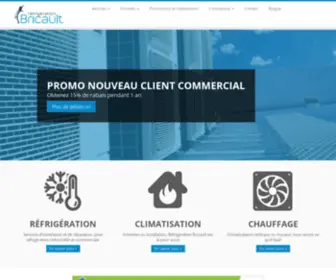 Refrigerationbricault.com(Réfrigération) Screenshot