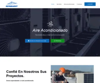 Refrigirardot.com.co(Aires acondicionados) Screenshot