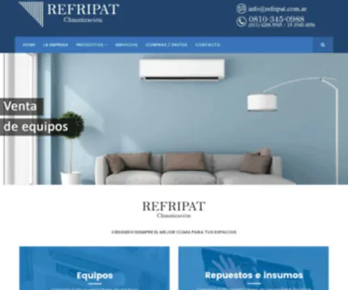 Refripat.com.ar(Refripat) Screenshot
