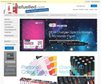 Refuelled.com(Refuelled Design Supplies) Screenshot