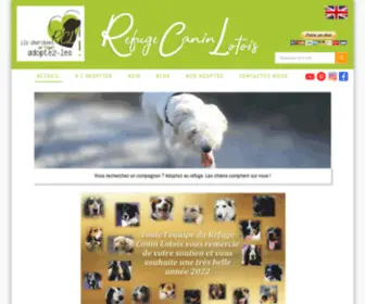 Refugecaninlotois.com(Refuge Canin Lotois) Screenshot