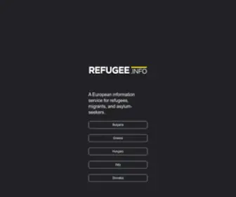 Refugee.info(Refugee Info) Screenshot