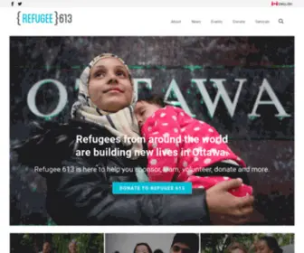 Refugee613.ca(Refugee 613) Screenshot