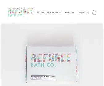 Refugeebathcompany.com(Refugee Bath Co) Screenshot