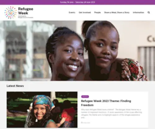 Refugeeweek.org.au(Refugee Week) Screenshot