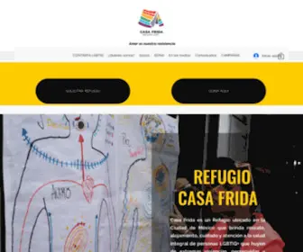 Refugiocasafrida.com(Refugio Casa Frida) Screenshot