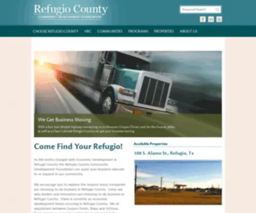 Refugiocounty.org(Refugiocounty) Screenshot