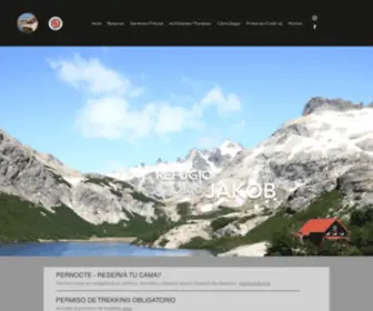 Refugiojakob.com.ar(Refugio General San Martin) Screenshot