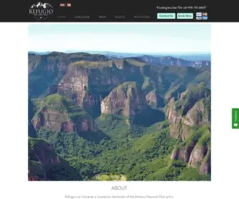 Refugiolosvolcanes.com(Refugio Los Volcanes) Screenshot