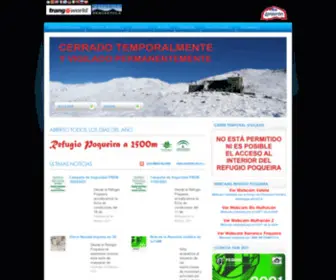 Refugiopoqueira.com(Sierra Nevada) Screenshot