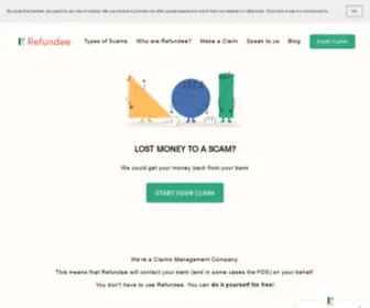 Refundee.com(Fraud Recovery Experts) Screenshot