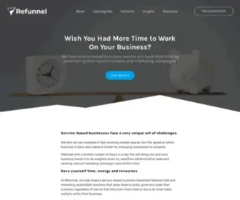 Refunnel.co(Business and Marketing Automation Specialists) Screenshot