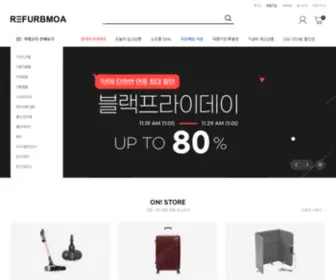 Refurbmoa.com(리퍼브모아) Screenshot