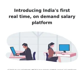 Refyne.co.in(India’s first earned wage access platform) Screenshot