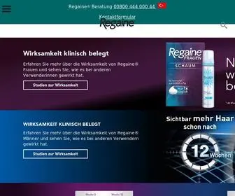 Regaine.de(Entdecken Sie alle Produkte von Regaine®) Screenshot