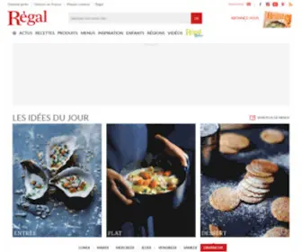 Regal.fr(Recette de cuisine) Screenshot
