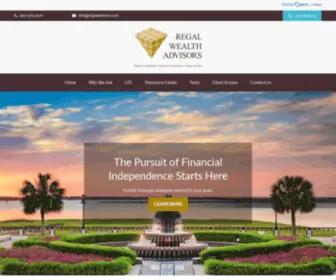 Regaladvisors.com(Regal Wealth Advisors) Screenshot