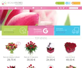 Regalarflores.net(Envía flores a domicilio con nuestra floristería online) Screenshot