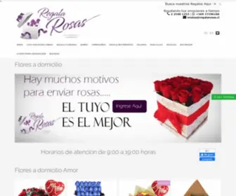 Regalarosas.cl(Flores a domicilio) Screenshot