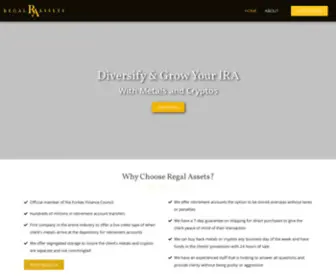 Regalasset.net(Regal Assets) Screenshot