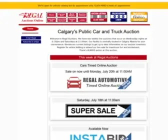 Regalauctions.ca(Regal Auctions) Screenshot