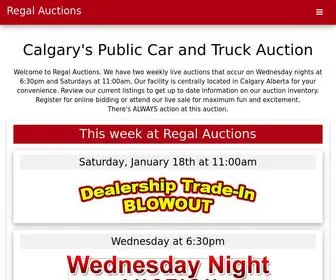 Regalauctions.com(Regal Auctions) Screenshot