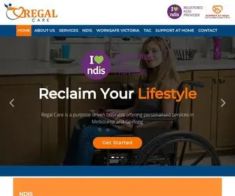 Regalcare.com.au(Regal Care) Screenshot