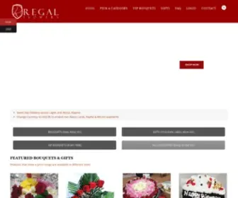 Regalflowers.com.ng(Buy fresh flowers in Lagos) Screenshot