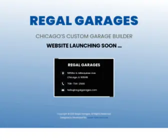 Regalgarages.com(Regal Garages) Screenshot