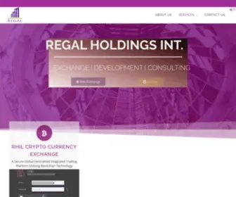 Regalholdingsint.com(Regal Holdings Int. Exchange) Screenshot