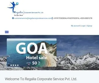 Regaliacorporateservices.co.in(Regalia Corporate Services Pvt Ltd) Screenshot