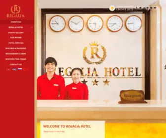 Regaliahotel.vn(Regalia Hotel) Screenshot