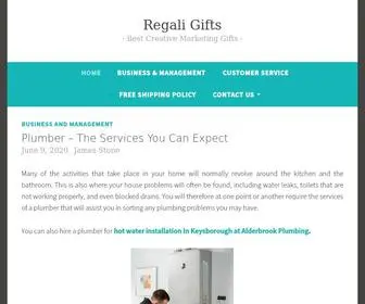 Regaligifts.com(Regali Gifts) Screenshot