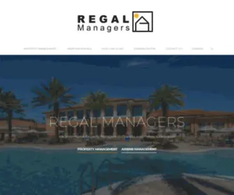 Regalmanagers.com(Vacation Home Property Managers in Orlando) Screenshot